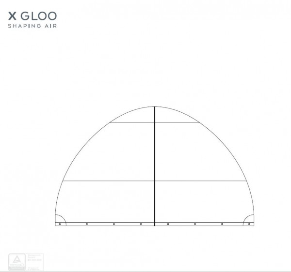XG 6 Türwand 6x6 - X-GLOO2 - GEBRAUCHT